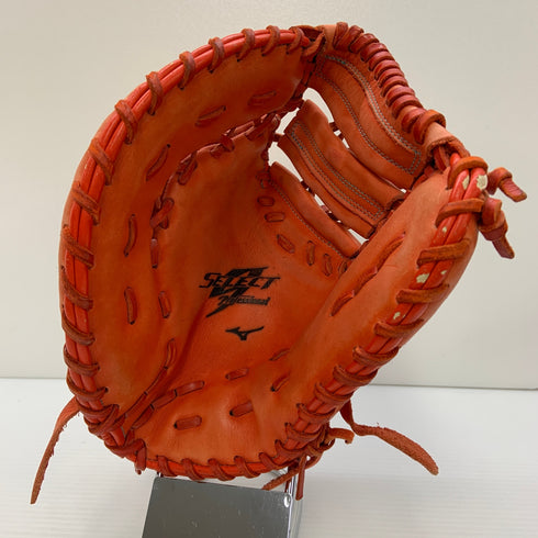 ミズノ MIZUNO セレクトナイン 少年軟式 子ども ファーストミット 一塁手 グローブ グラブ 左投げ 1AJFY25800 中古品 野球 7160