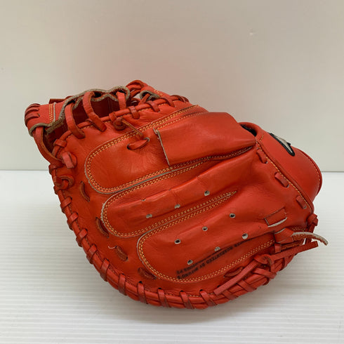 ミズノ MIZUNO ソフトボール用 大人 一般 キャッチャーミット 捕手 グローブ グラブ 右投げ 1AJCS12410 中古品 野球 7885