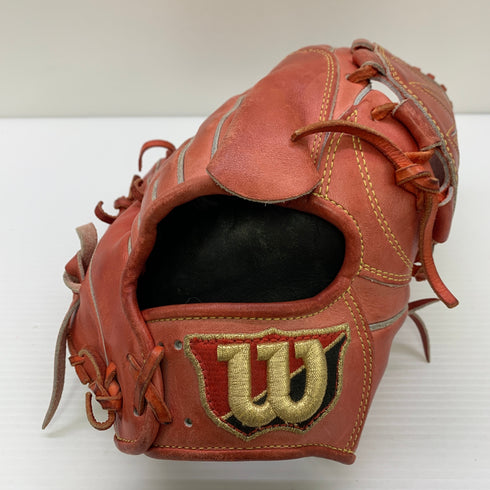 ウィルソン Wilson ウィルソンスタッフ Wilson Staff 硬式 大人 一般 投手用 グローブ ピッチャー グラブ 右投げ 中古品 野球 9419
