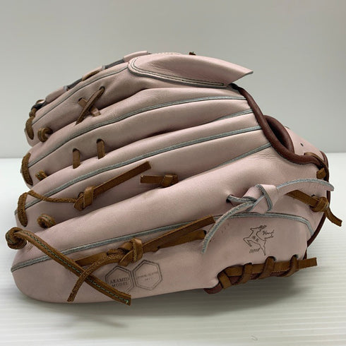 中古品 ジュンケイグラブ JUNKEI-GLOVE オーダー 軟式 投手用グローブ JG-141AR 刺繍有り 5326