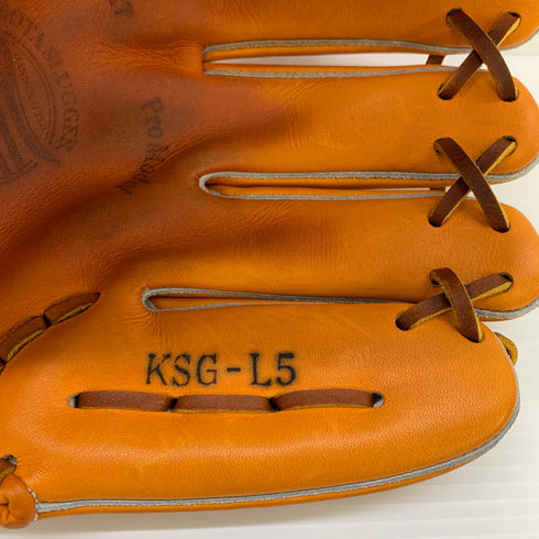 久保田スラッガー KUBOTA SLUGGER 硬式 大人 一般 内野手用 グローブ グラブ 右投げ KSG-L5 中古品 グローブ袋付き 野球 5974