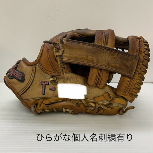 久保田スラッガー KUBOTA SLUGGER 硬式 大人 一般 内野手用 グローブ グラブ 右投げ オーダー 中古品 野球 8016
