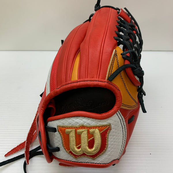 ウィルソン Wilson グローブウィルソンクイーン ソフトボール用 大人 一般 内野手用 グローブ グラブ 右投げ 中古品 野球 7198