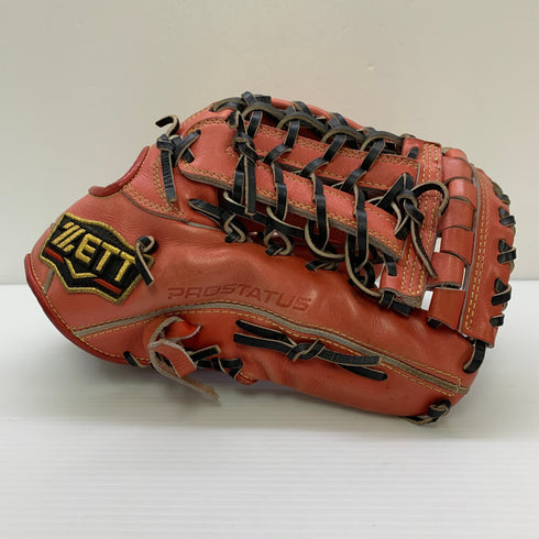 ゼット ZETT プロステイタス PROSTATUS BRGPRO 軟式 大人 一般 外野手用 グローブ グラブ 右投げ オーダー 中古品 野球 9296