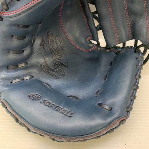 ミズノ MIZUNO FUNWRAP ソフトボール用 大人 一般 キャッチャーミット 捕手 グローブ グラブ 右投げ 中古品 野球 8145