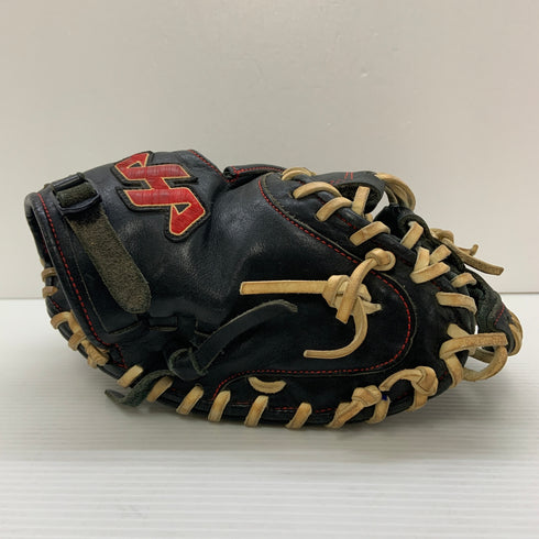 ハタケヤマ HATAKEYAMA 少年軟式 子ども キャッチャーミット 捕手 グローブ グラブ 右投げ TH-JC8RS 中古品 野球 8094