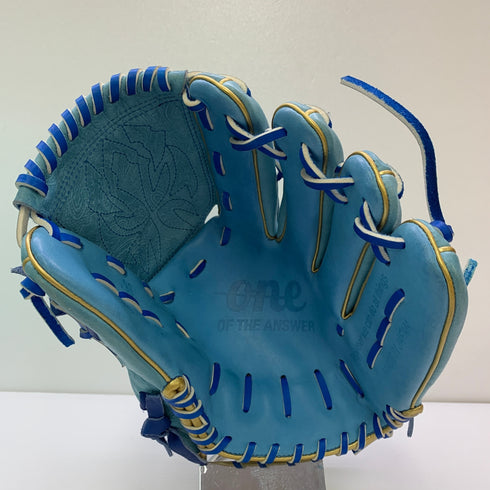 ワンオブジアンサー 硬式 大人 一般 投手用 グローブ ピッチャー グラブ 右投げ 中古品 箱・グローブ袋付き 野球 1079