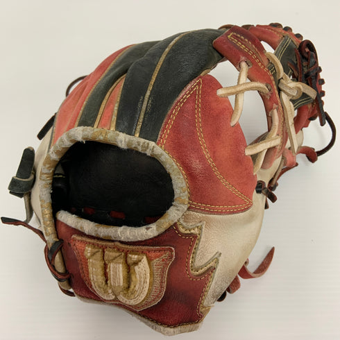 ウィルソン Wilson 軟式 大人 一般 内野手用 グローブ グラブ 右投げ 中古品 野球 1421