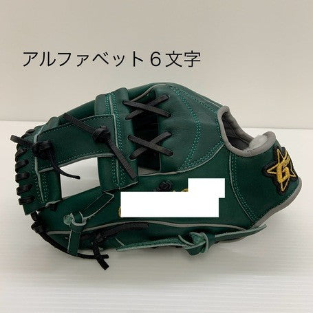 中古品 グランスター GRANSTAR 軟式 内野手用グローブ 刺繡入り 左投げ 5627