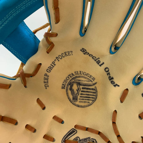 久保田スラッガー KUBOTA SLUGGER スペシャルオーダー 軟式 大人 一般 外野手用 グローブ グラブ 右投げ 中古品 野球 6229