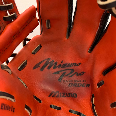ミズノ MIZUNO ミズノプロ mizunopro 軟式 大人 一般 内野手用 グローブ グラブ 右投げ オーダー 中古品 グローブ袋付き 野球 8670