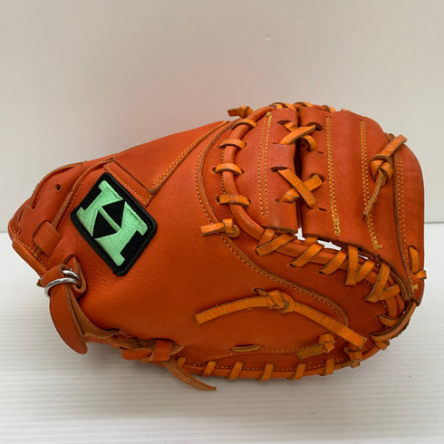 ハイゴールド HI-GOLD Special ORDER 軟式 大人 一般 キャッチャーミット 捕手 グローブ グラブ 右投げ オーダー 中古品 野球 7824