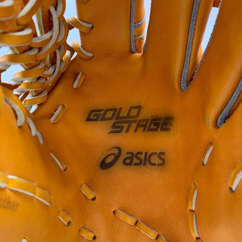 中古品 アシックス ASICS ゴールドステージ 硬式 外野手用グローブ BGH6FU 5586