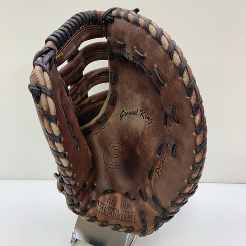 ハイゴールド HI-GOLD GKE-18F 軟式 大人 一般 ファーストミット 一塁手 グローブ グラブ 右投げ 中古品 野球 9359