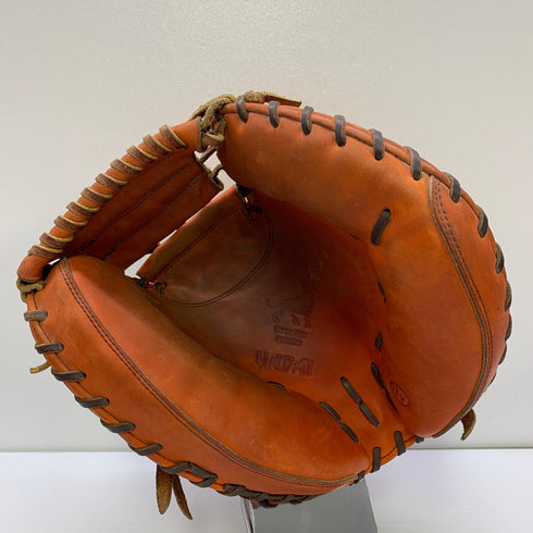 ヤバイ YABAI 軟式・硬式兼用 大人 一般 キャッチャーミット 捕手 グローブ グラブ 右投げ 中古品 野球 1373