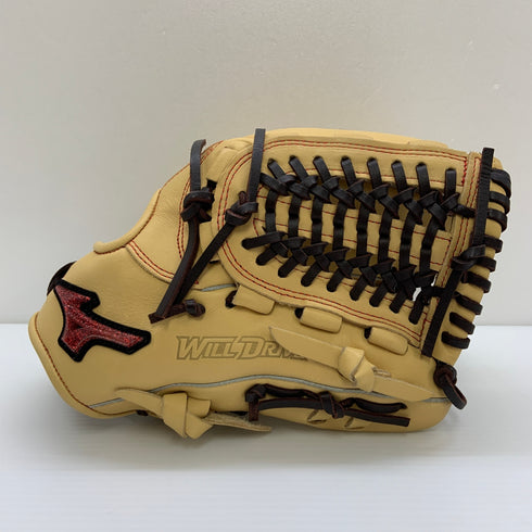 ミズノ MIZUNO ウィルドライブ 1AJGR14210 軟式 大人 一般 オールラウンド グローブ グラブ 右投げ 中古品 グローブ袋付き 野球 8523
