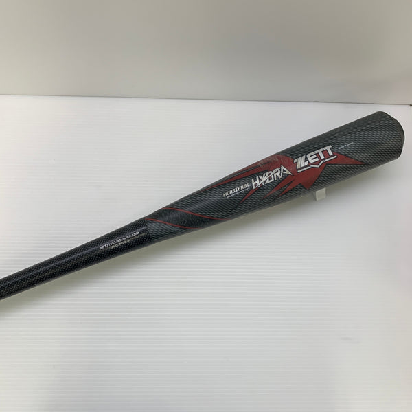 中古品 ゼット ZETT バットモンスターブラックキャノン 軟式 FRP製 バット BCT31583 ケース付き 6847