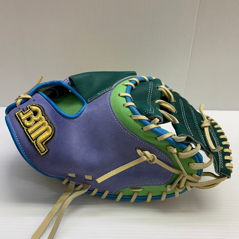 ベースマン BASEMAN BM スペシャルオーダ 軟式 大人 一般 キャッチャーミット 捕手 グローブ グラブ 右投げ 中古品 野球 7800