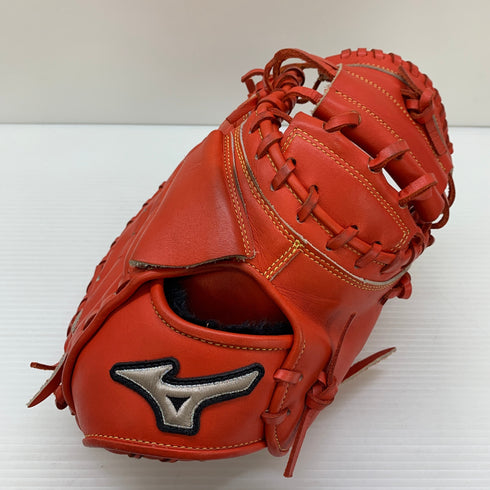 ミズノ MIZUNO ソフトボール用 大人 一般 キャッチャーミット 捕手 グローブ グラブ 右投げ 1AJCS12410 中古品 野球 7885
