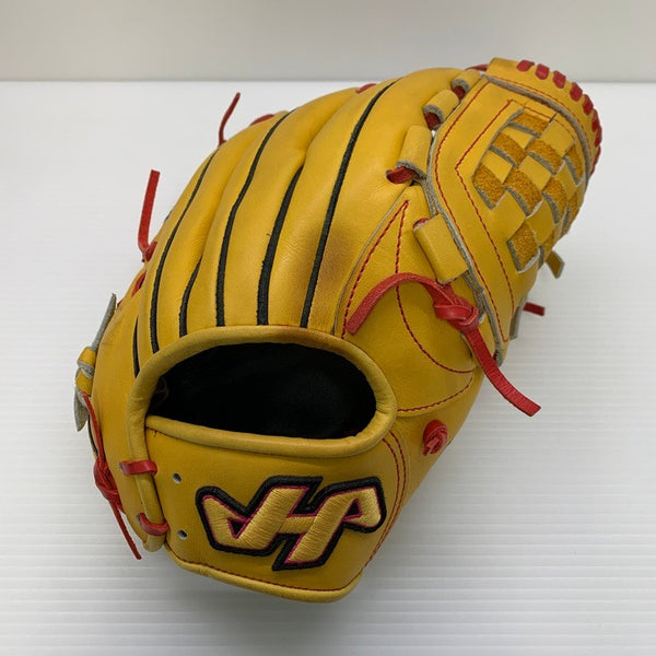 中古品 ハタケヤマ HATAKEYAMA 軟式 内野手用オーダーグロー ブ PRO-95 刺繍有り 5618