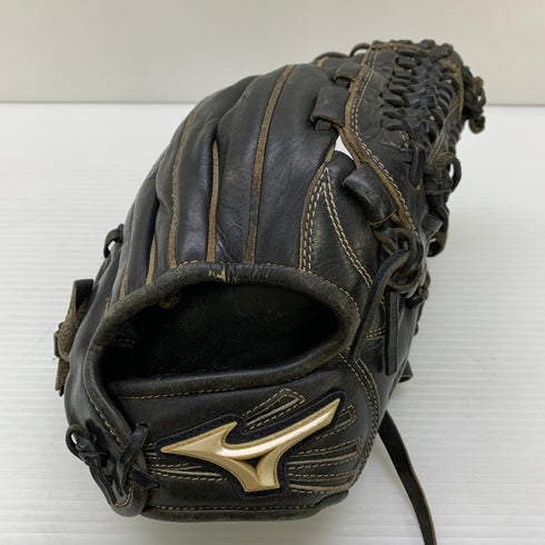 ミズノ MIZUNO グローバルエリート 少年軟式 子ども 内野手用 グローブ グラブ 右投げ 中古品 グローブ袋付き 野球 8122