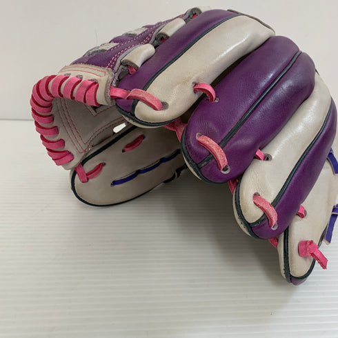 心グラブ 軟式 大人 一般 内野手用 グローブ グラブ 右投げ 中古品 野球 7955