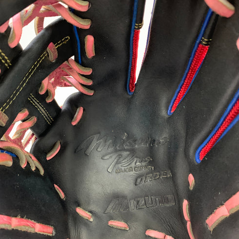 ミズノ MIZUNO ミズノプロ 軟式 大人 一般 内野手用 グローブ グラブ 右投げ オーダー 中古品 グローブ袋付き 野球 8117