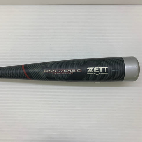 ゼット ZETT ブラックキャノン 軟式 大人 一般 FRP製バット BCT31383 ケース付き 野球 7439