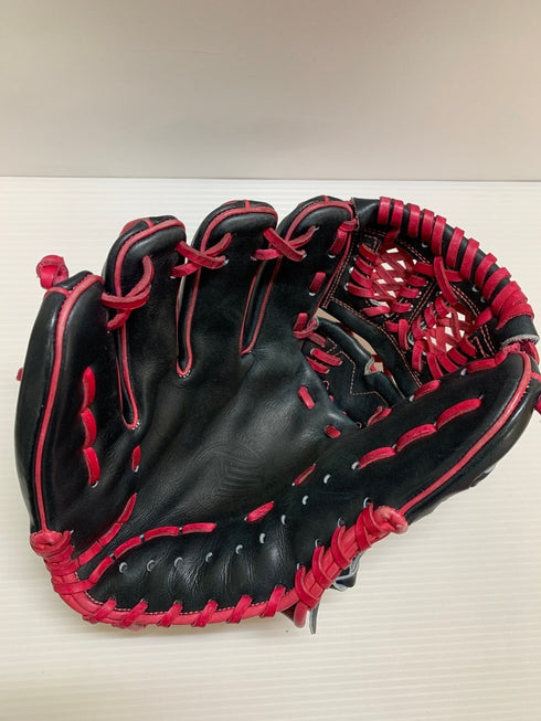 中古品 久保田スラッガー KUBOTA SLUGGER オーダー 硬式 内野手用グローブ 刺繡有り 左投げ 3633