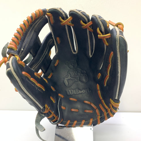ウィルソン Wilson ウィルソンスタッフ Wilson Staff 中学硬式 部活 クラブチーム 内野手用 グローブ グラブ 右投げ 中古品 野球 9717
