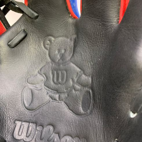 ウィルソン Wilson ベア 軟式 大人 一般 オールラウンド グローブ グラブ 右投げ 中古品 グローブ袋付き 野球 8978