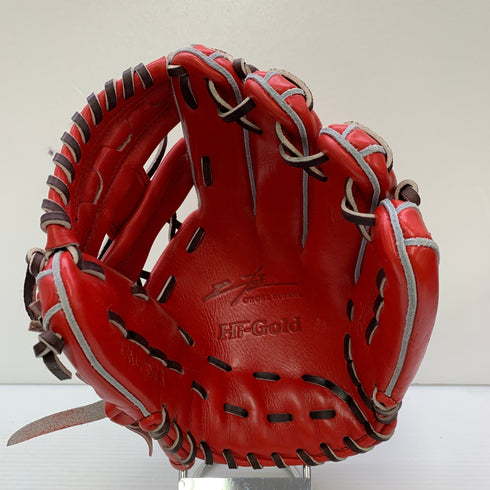 ハイゴールド HI-GOLD ONORE KIWAME 軟式 大人 一般 内野手用 グローブ グラブ 右投げ OKG-5106 中古品 野球 8096