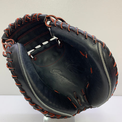 ジェニュイン Genuine 硬式 大人 一般 キャッチャーミット 捕手 グローブ グラブ 右投げ 中古品 グローブ袋付き 野球 9480