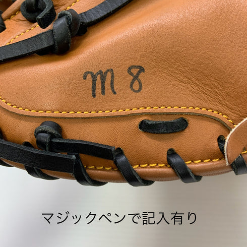 ハタケヤマ HATAKEYAMA TH-M8WASB 軟式 大人 一般 キャッチャーミット 捕手 グローブ グラブ 左投げ 中古品 野球 9563