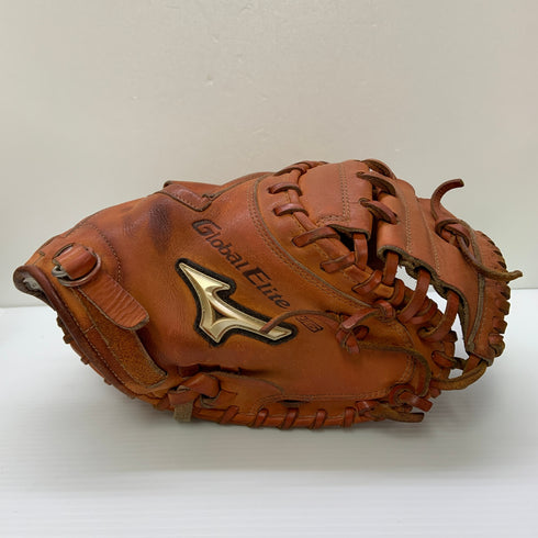 ミズノ MIZUNO グローバルエリート Global Elite 1AJCY16400 少年軟式 子ども キャッチャーミット 捕手 グローブ グラブ 右投げ 中古品 野球 8836