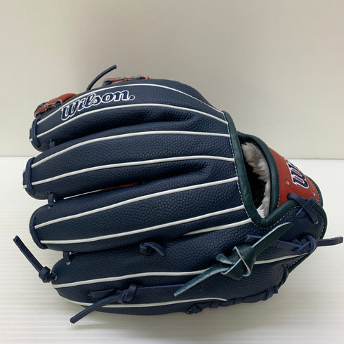 ウィルソン Wilson ワナビーヒーロー デュアル 軟式 大人 一般 内野手用 グローブ グラブ 右投げ RHJ86H 中古品 野球 6052