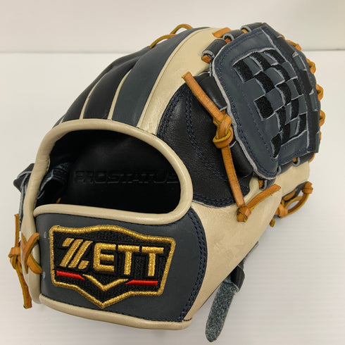 ゼット ZETT プロステイタス PROSTATUS BRGB32456F 軟式 大人 一般 内野手用 グローブ グラブ 右投げ 中古品 野球 9596