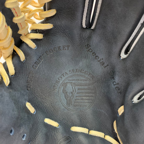 久保田スラッガー KUBOTA SLUGGER KSN-M00 軟式 大人 一般 内野手用 グローブ グラブ 右投げ 中古品 グローブ袋付き 野球 8602