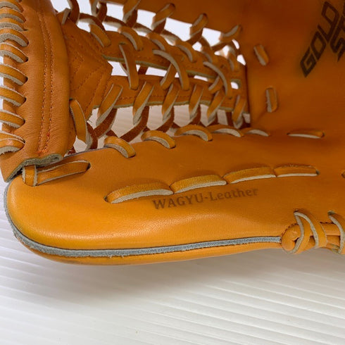 中古品 アシックス ASICS ゴールドステージ 硬式 外野手用グローブ BGH6FU 5586