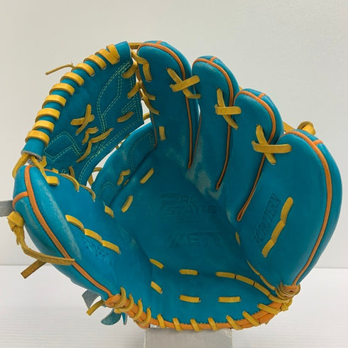中古品 ゼット ZETT プロステイタス オーダー 軟式 投手用グローブ BRGPRO 刺繍入り 3912
