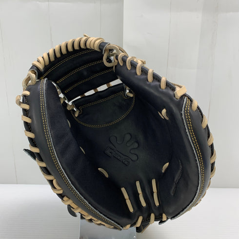 ゲッコウ 硬式 大人 一般 キャッチャーミット 捕手 グローブ グラブ 右投げ 中古品 グローブ袋付き 野球 5900