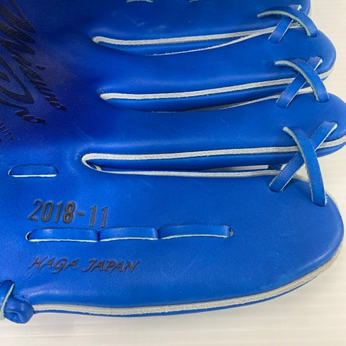 中古品 ミズノ MIZUNO ミズノプロ オーダー 硬式 内野手用グローブ 刺繍入り HAGA 3841
