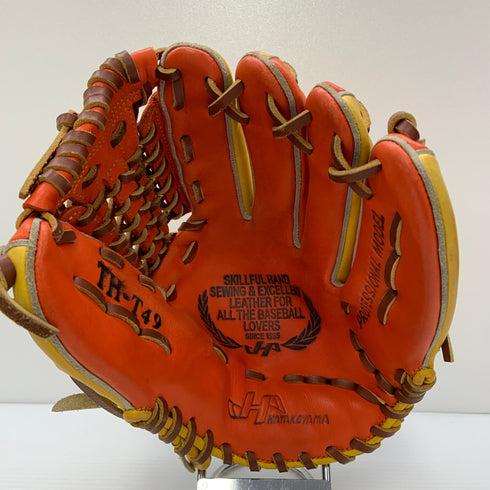 ハタケヤマ HATAKEYAMA 軟式 大人 一般 外野手用 グローブ グラブ 右投げ TH-T49 中古品 野球 6657