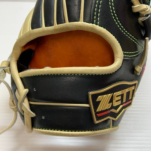 中古品 ゼット ZETT プロステイタス オーダー 硬式 外野手用グローブ KIP SKIN 刺繍有り 4675