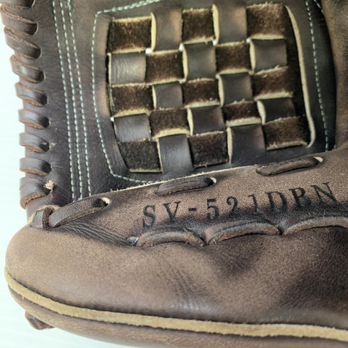 ジームス Zeems HIGHLEVELORDER 軟式 大人 一般 投手用 グローブ ピッチャー グラブ 右投げ SV-521DBN 中古品 野球 7173
