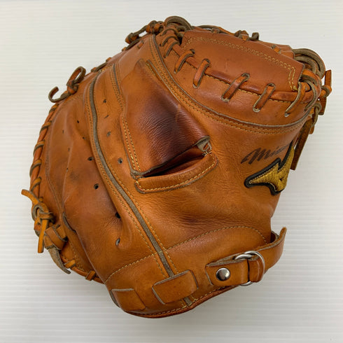 ミズノ MIZUNO ミズノプロ 硬式 大人 一般 キャッチャーミット 捕手 グローブ グラブ 右投げ 1AJCH12010 中古品 野球 6704
