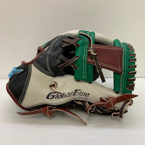 ミズノ MIZUNO グローバルエリート 軟式 大人 一般 内野手用 グローブ グラブ 右投げ オーダー 中古品 グローブ袋付き 野球 7474