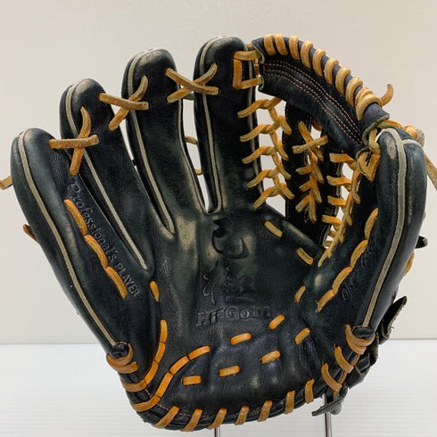 ハイゴールド HI-GOLD 己極 軟式 大人 一般 内野手用 グローブ グラブ 左投げ OKG-6338 中古品 野球 7829