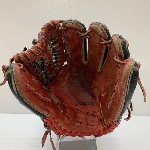 ミズノ MIZUNO ミズノプロ 軟式 大人 一般 内野手用 グローブ グラブ 右投げ オーダー 中古品 野球 6335