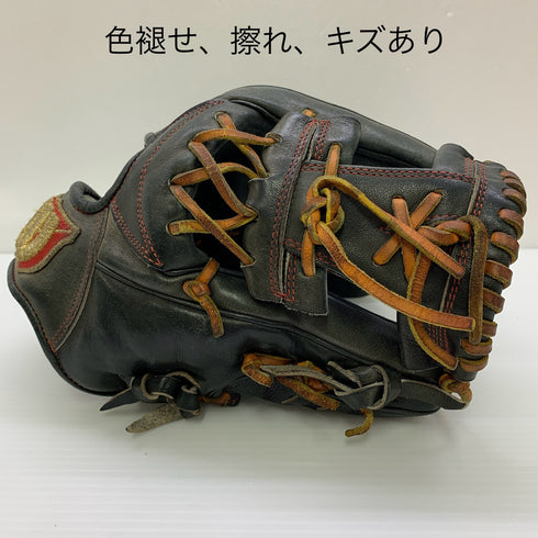 ウィルソン Wilson ウィルソンスタッフ Wilson Staff 17E 硬式 大人 一般 投手用 グローブ ピッチャー グラブ 右投げ 中古品 野球 8719